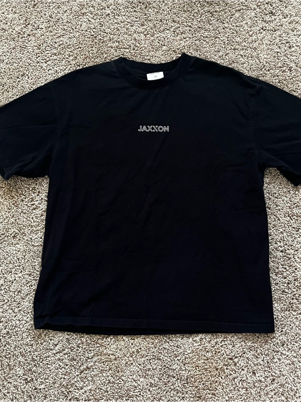JAXXON Men's Black Short Sleeve Logo Tee